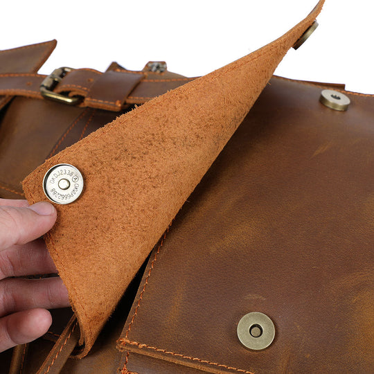 Leather Backpack Brown | KYLO