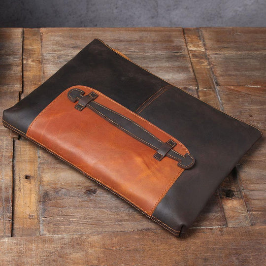 Leather Laptop Pouch | KAORA