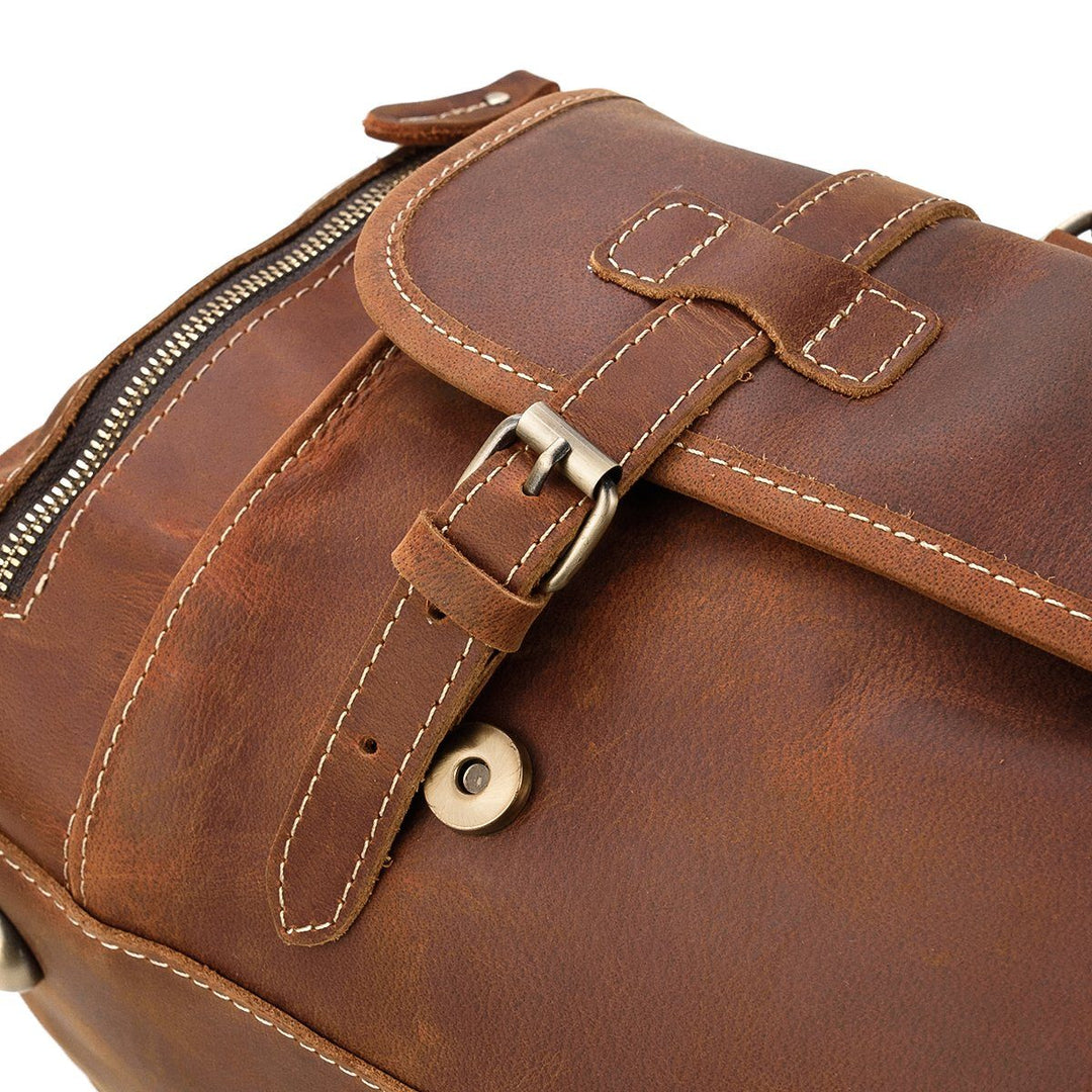 Men's Leather Weekend Bag | MANAGUA