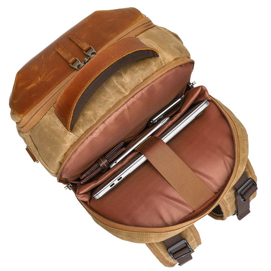 Vintage Canvas Camera Backpack | JOTUNHEIMEN