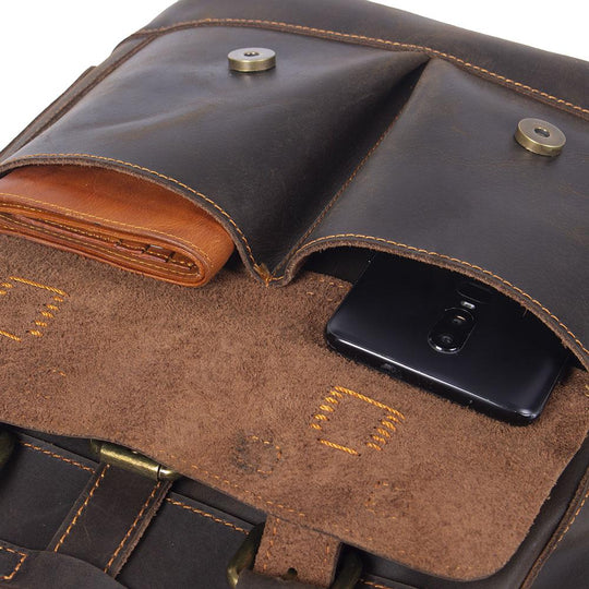 Leather Laptop Bag | ARYN