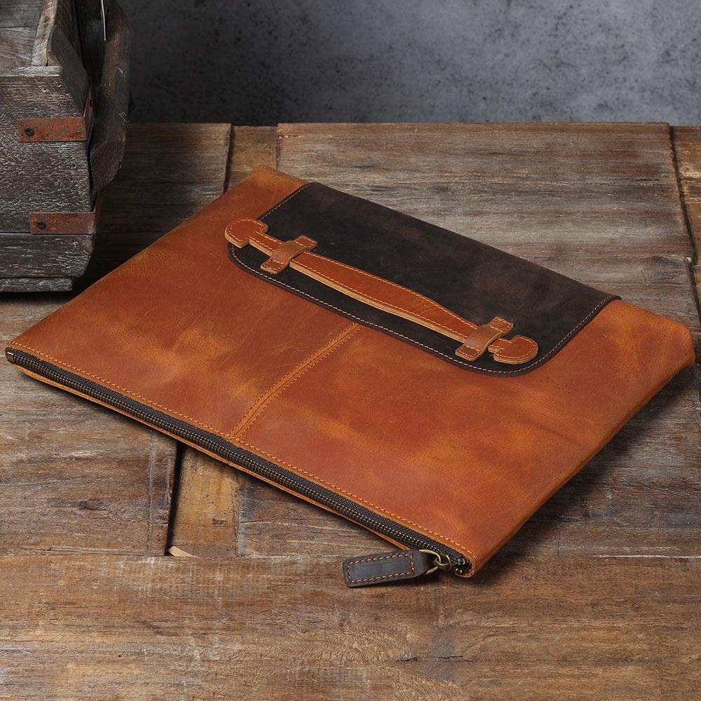 Leather Laptop Pouch | KAORA