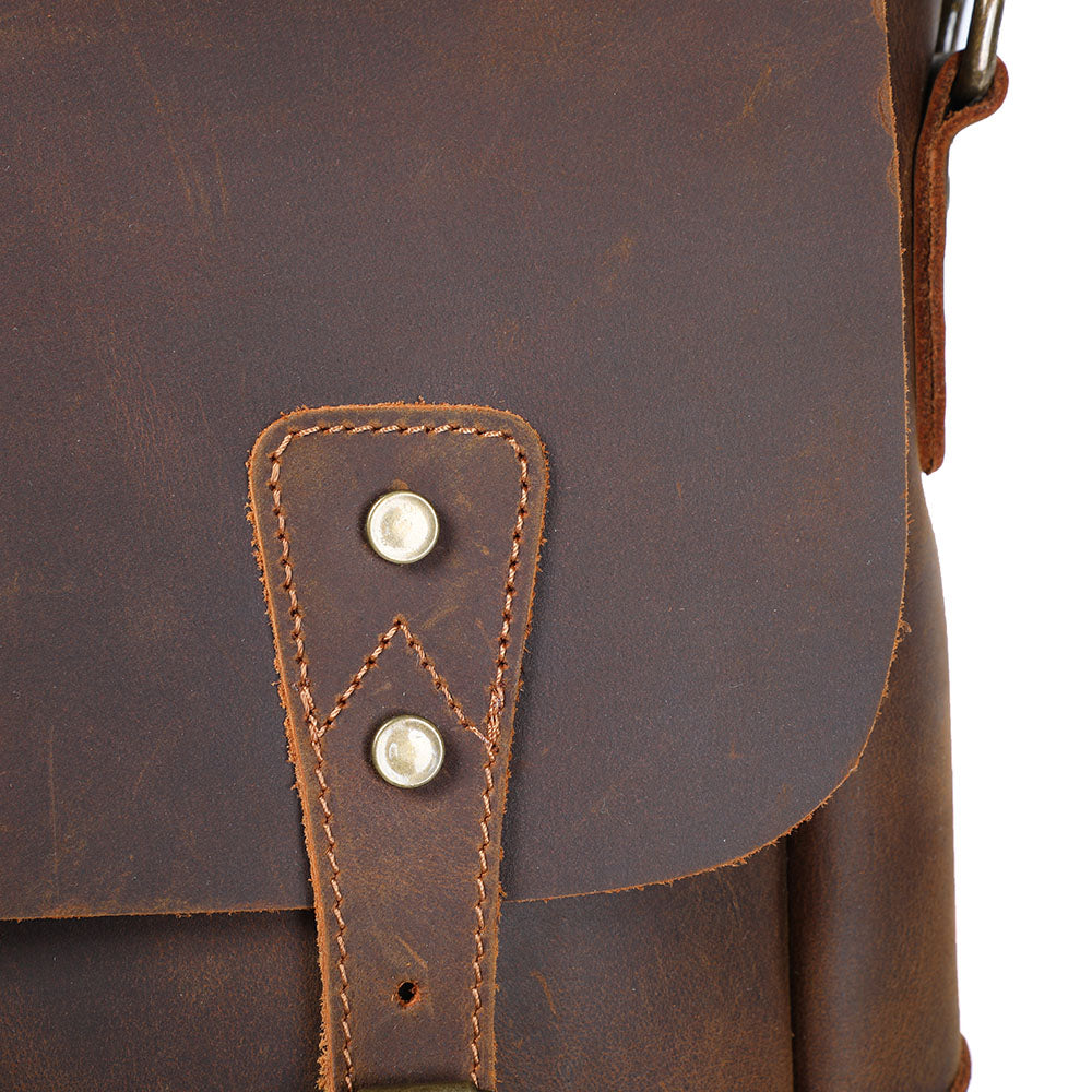 Leather Shoulder Bag | VATEA