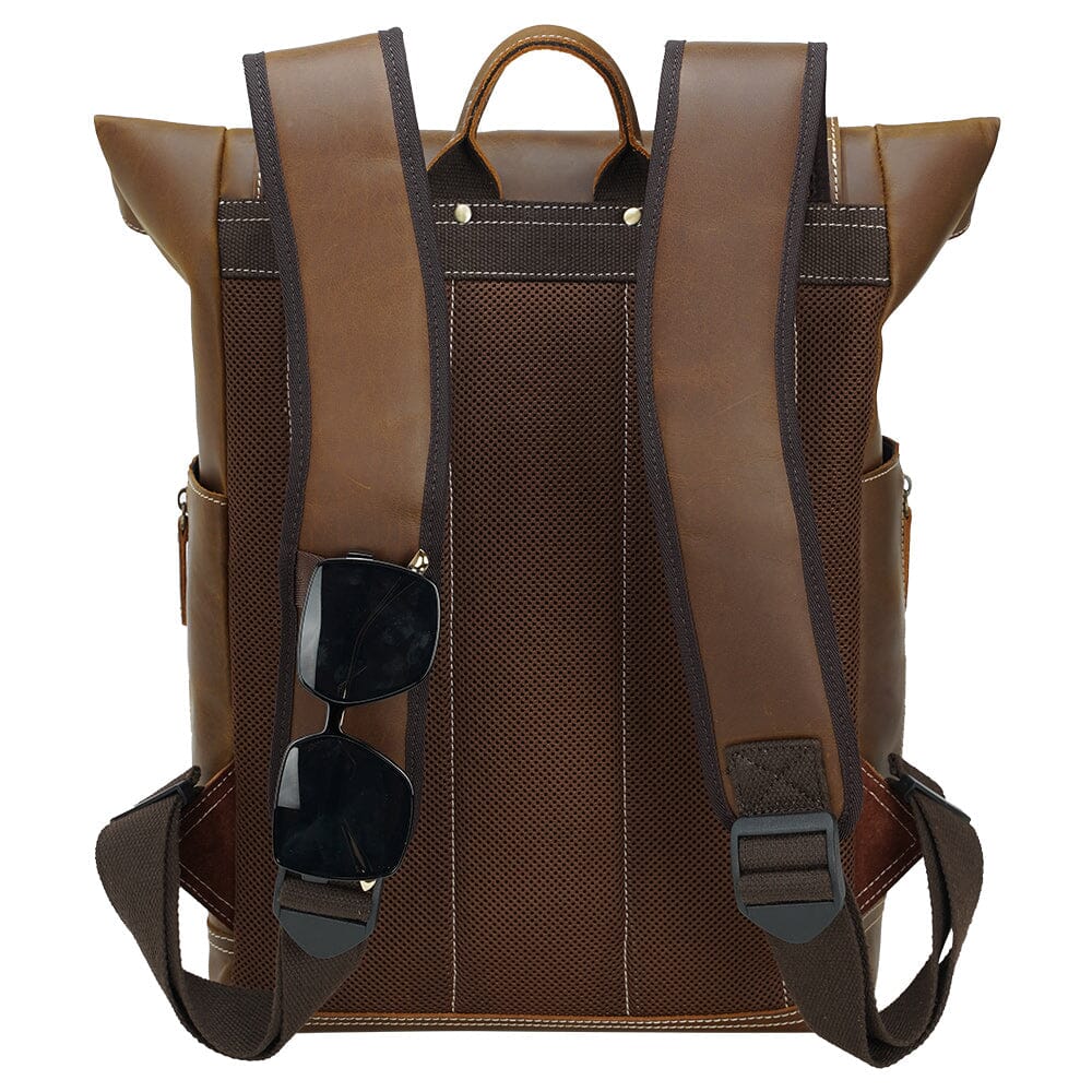 Leather Laptop Bookbag | VINSON