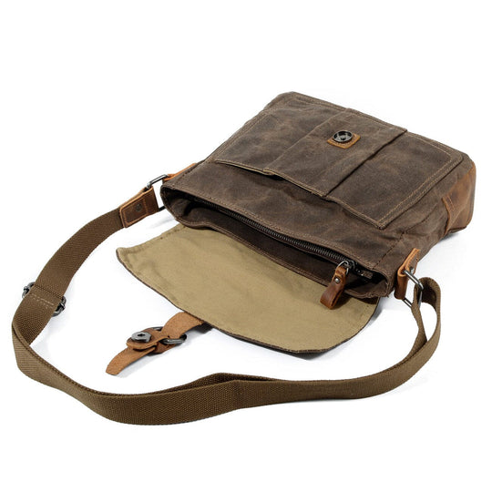 Small Canvas Messenger Bag | BALTIMORE