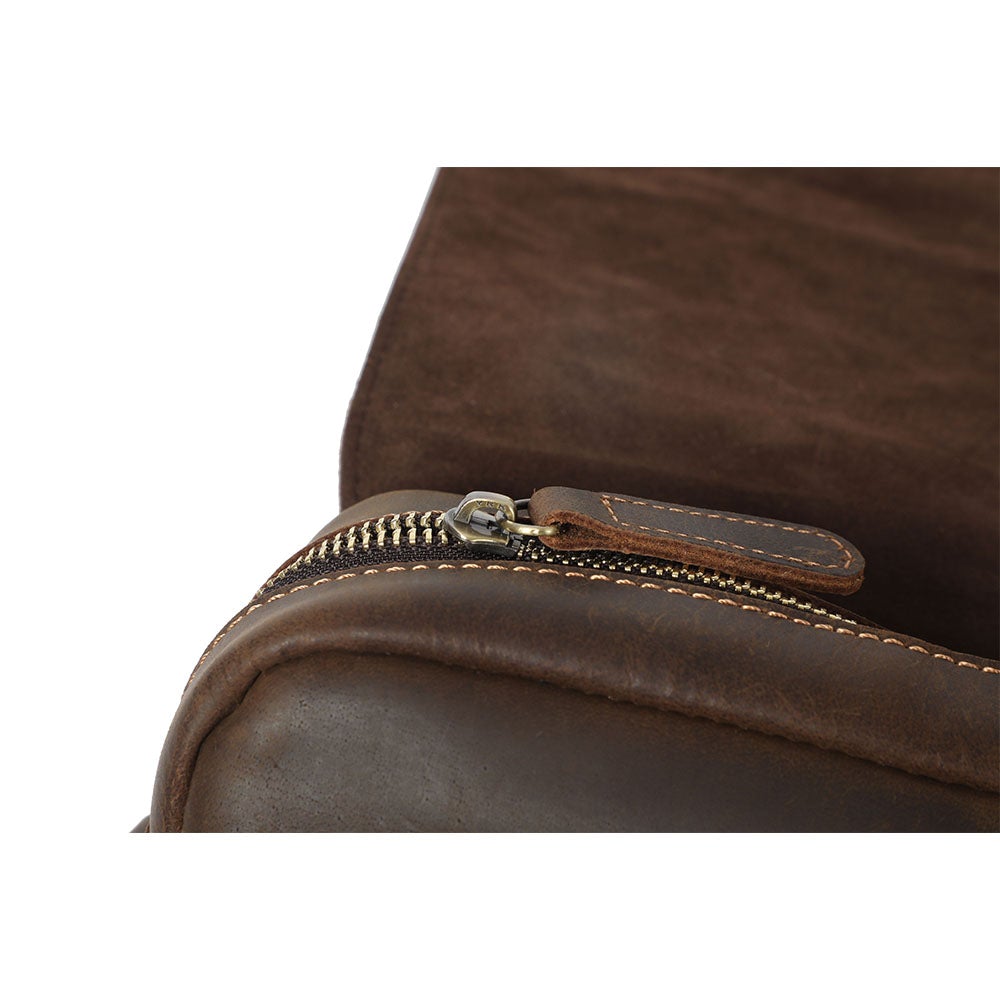 Small Leather Messenger Bag | JAYA