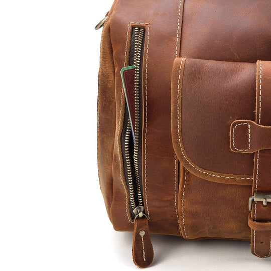 Men's Leather Weekend Bag | MANAGUA