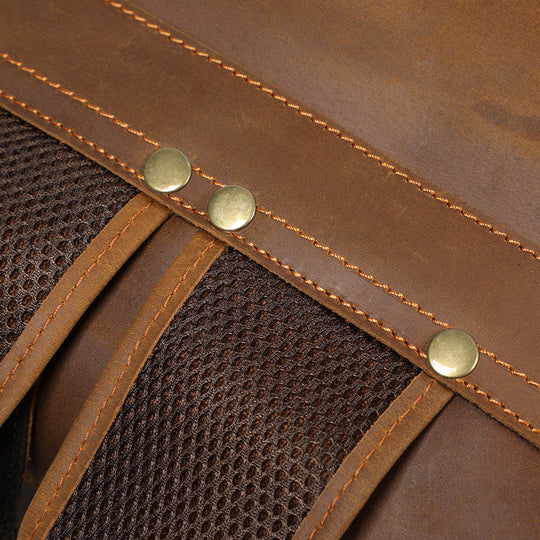 Leather Backpack Brown | KYLO