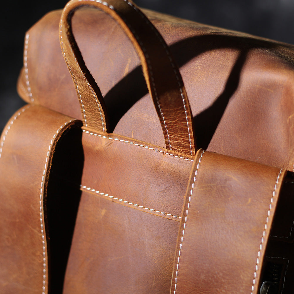 Leather Knapsack | KALINKA