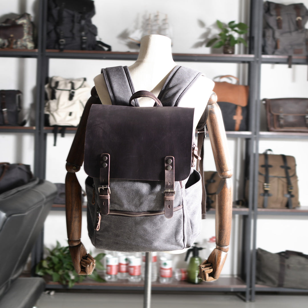 Cotton Canvas Backpack | MILAN