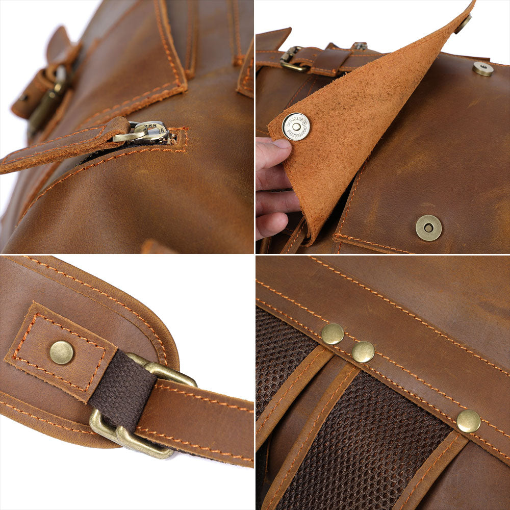 Leather Backpack Brown | KYLO