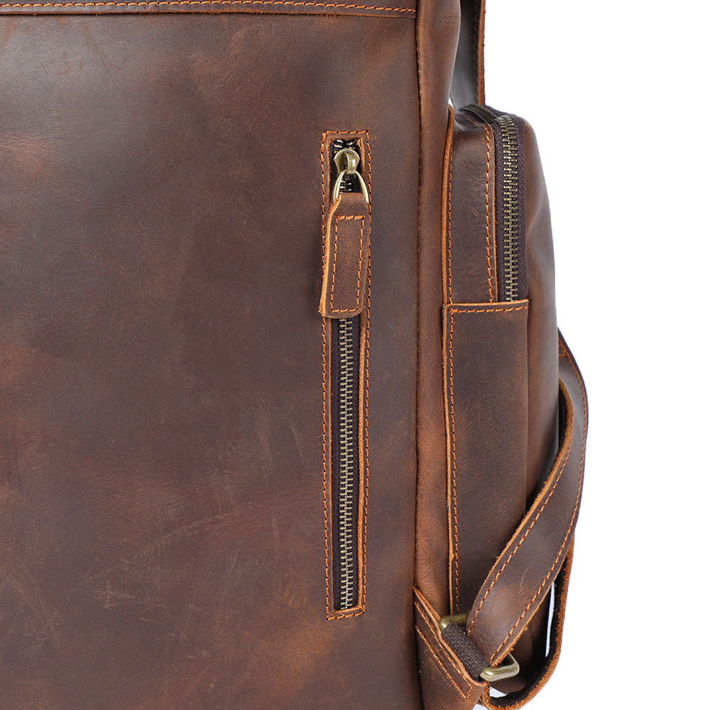 Leather Laptop Backpack | HORE