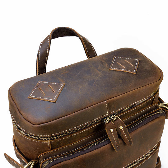 Leather Rucksack Backpack | NOVOA