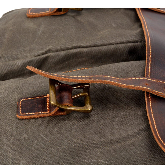 Vintage Canvas Messenger Bag | TULSA