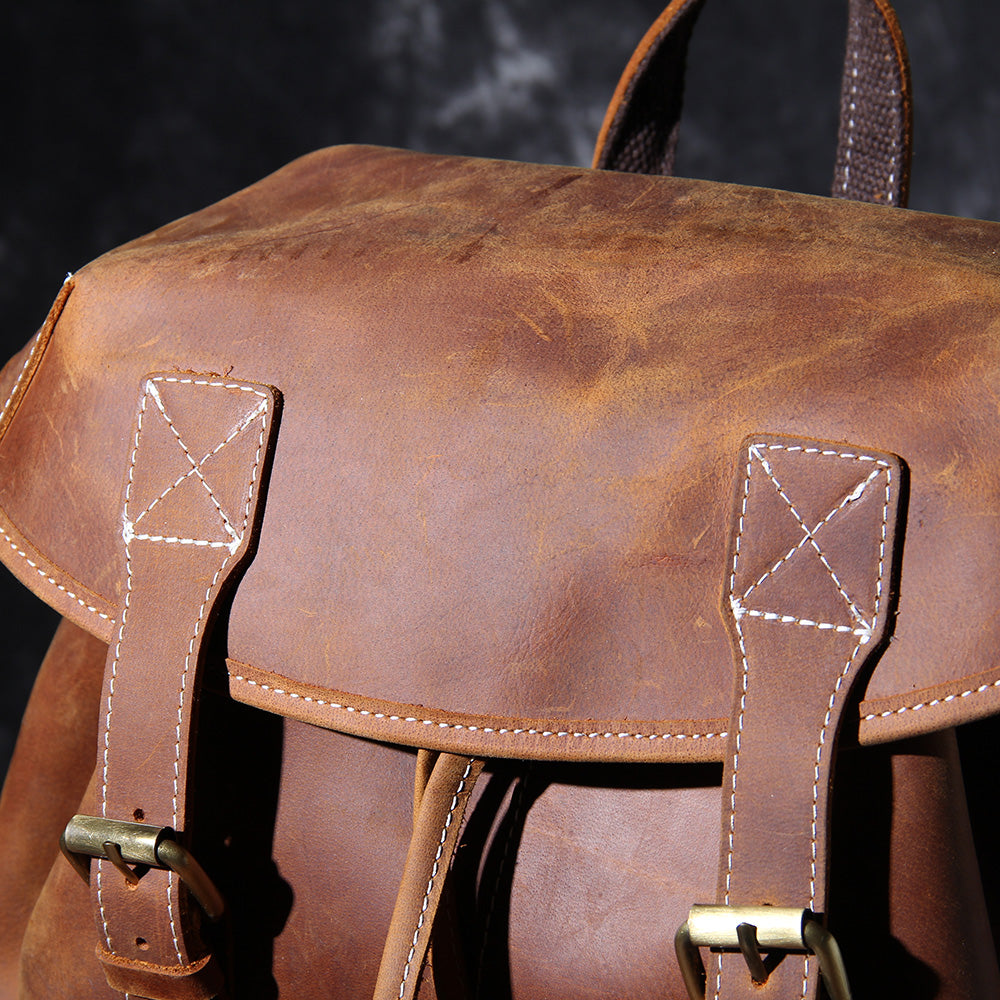 Leather Knapsack | KALINKA