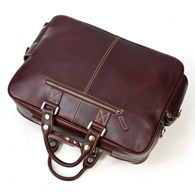 Leather Messenger Bag | MANOA