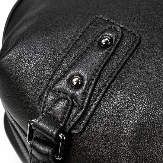 Black Leather Holdall | MONTERREY