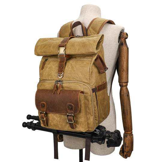 Vintage Style Camera Backpack | KILIMANDJARO