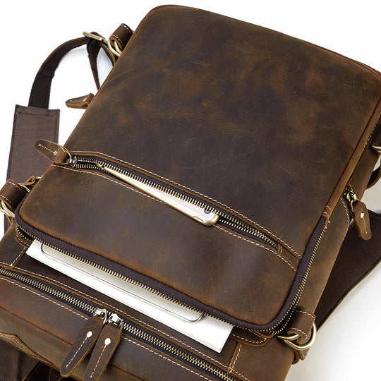 Leather Rucksack Backpack | NOVOA