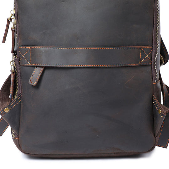 Leather Laptop Rucksack | ROSKA