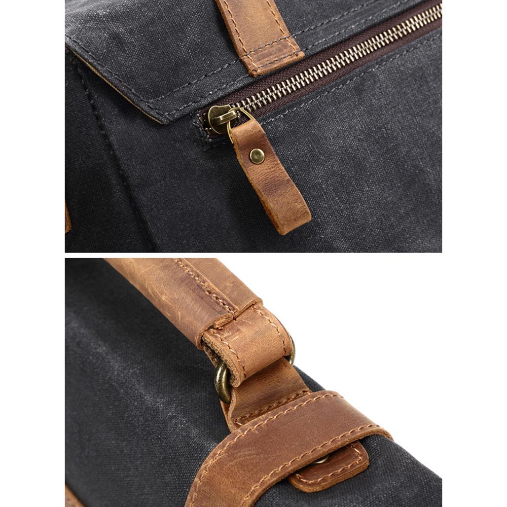 Waxed Canvas Messenger Bag | WINNIPEG