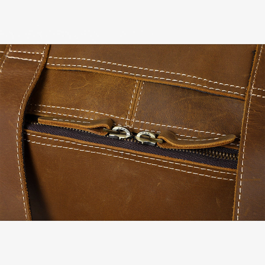 Large Leather Holdall | ASUNCION