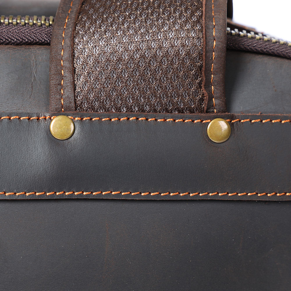 Leather Laptop Rucksack | ROSKA