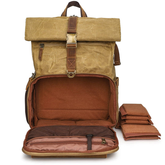 Vintage Style Camera Backpack | KILIMANDJARO