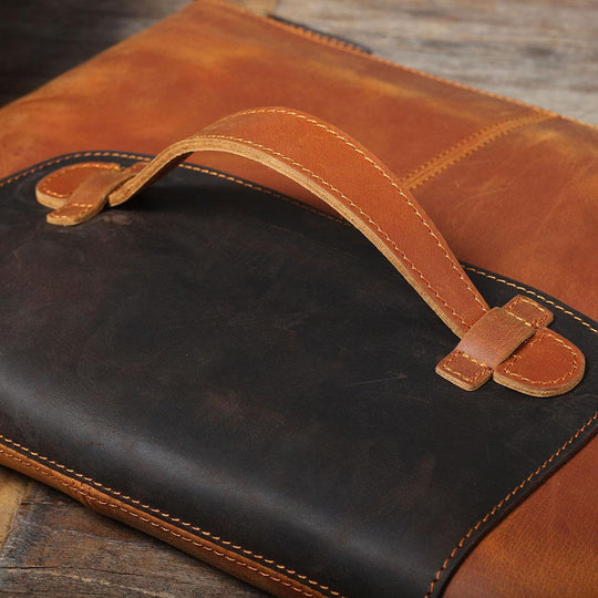 Leather Laptop Pouch | KAORA