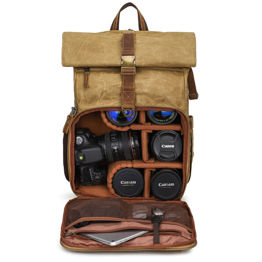 Vintage Style Camera Backpack | KILIMANDJARO