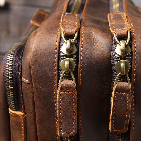 Brown Leather Rucksack | ÅRE