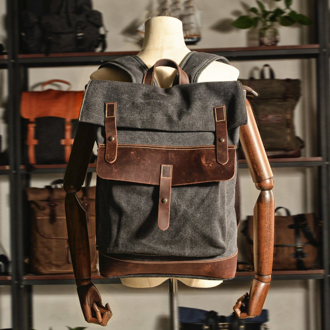 Waxed Cotton Backpack | GLASGOW