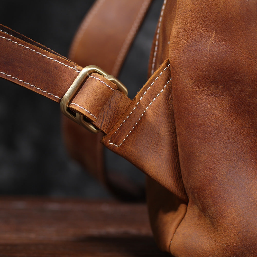 Leather Knapsack | KALINKA