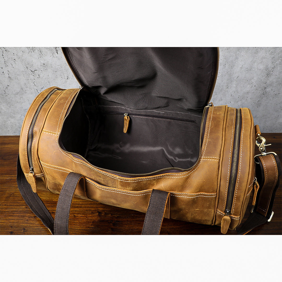 Large Leather Holdall | ASUNCION