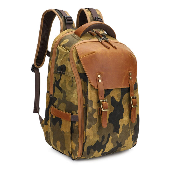 Vintage Canvas Camera Backpack | JOTUNHEIMEN