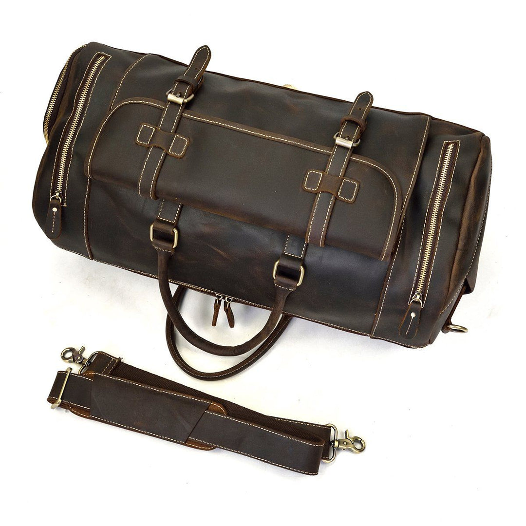 Men's Leather Weekend Bag | MANAGUA