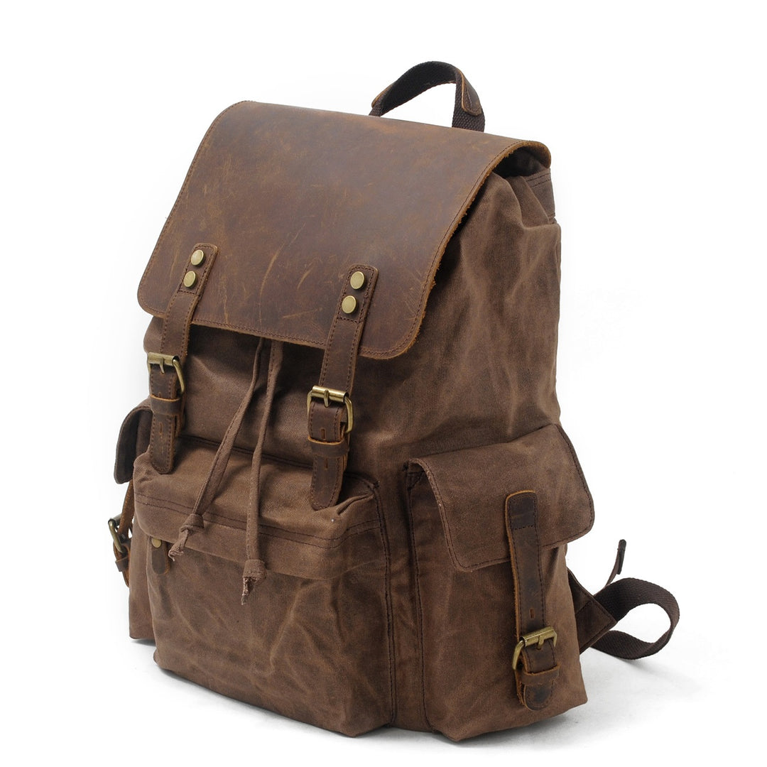 Waxed Canvas Backpack | LATVIA