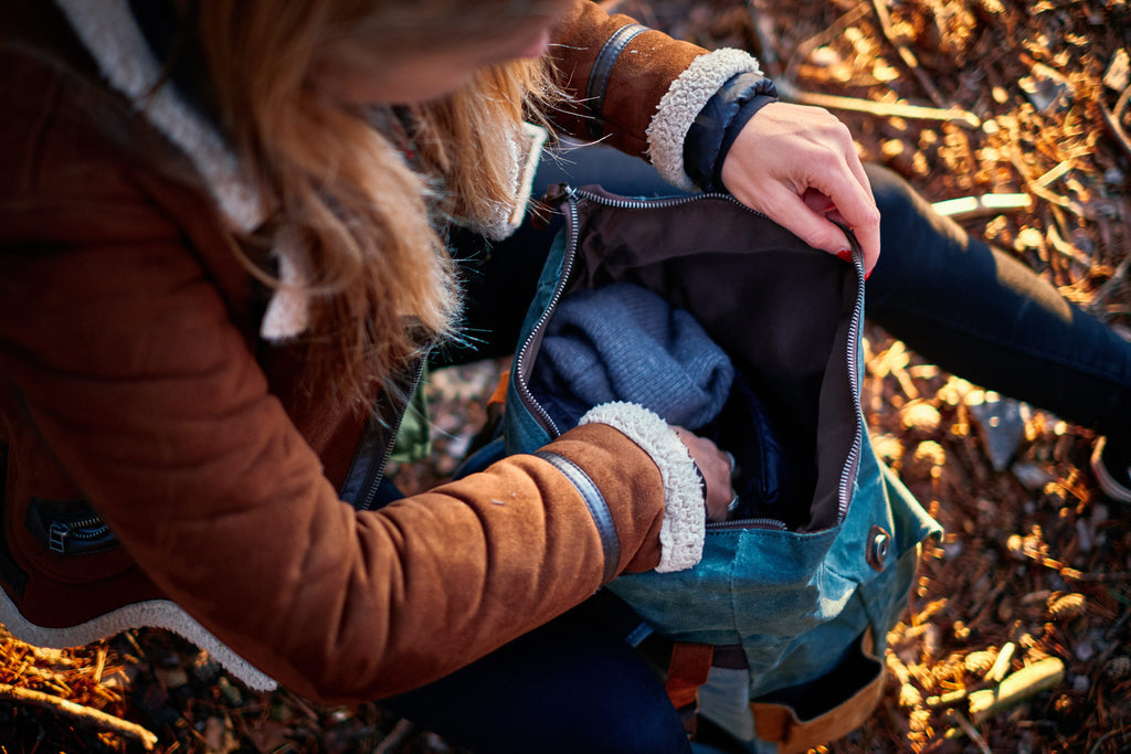 Waxed Canvas Roll Top Backpack | LUND