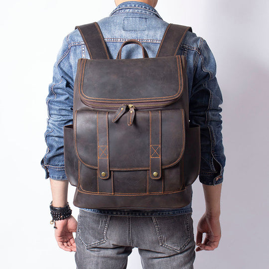 Leather Work Backpack | ROYA