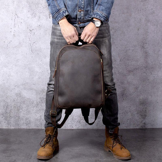 Tan Leather Rucksack | CODA