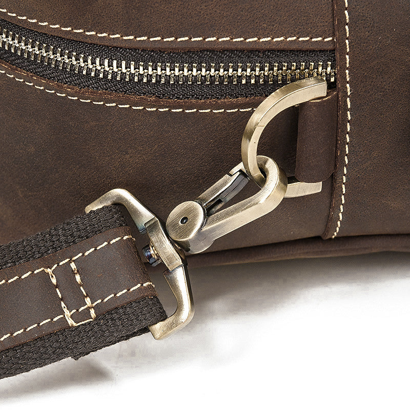 Leather Messenger Bag | MANOA