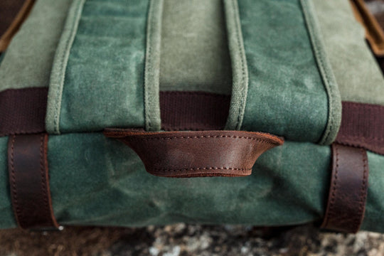 Waxed Canvas Roll Top Backpack | LUND