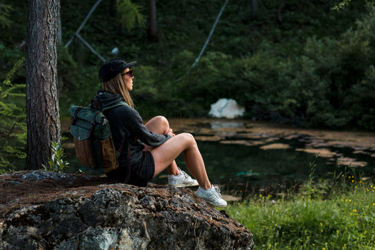 Waxed Canvas Roll Top Backpack | LUND