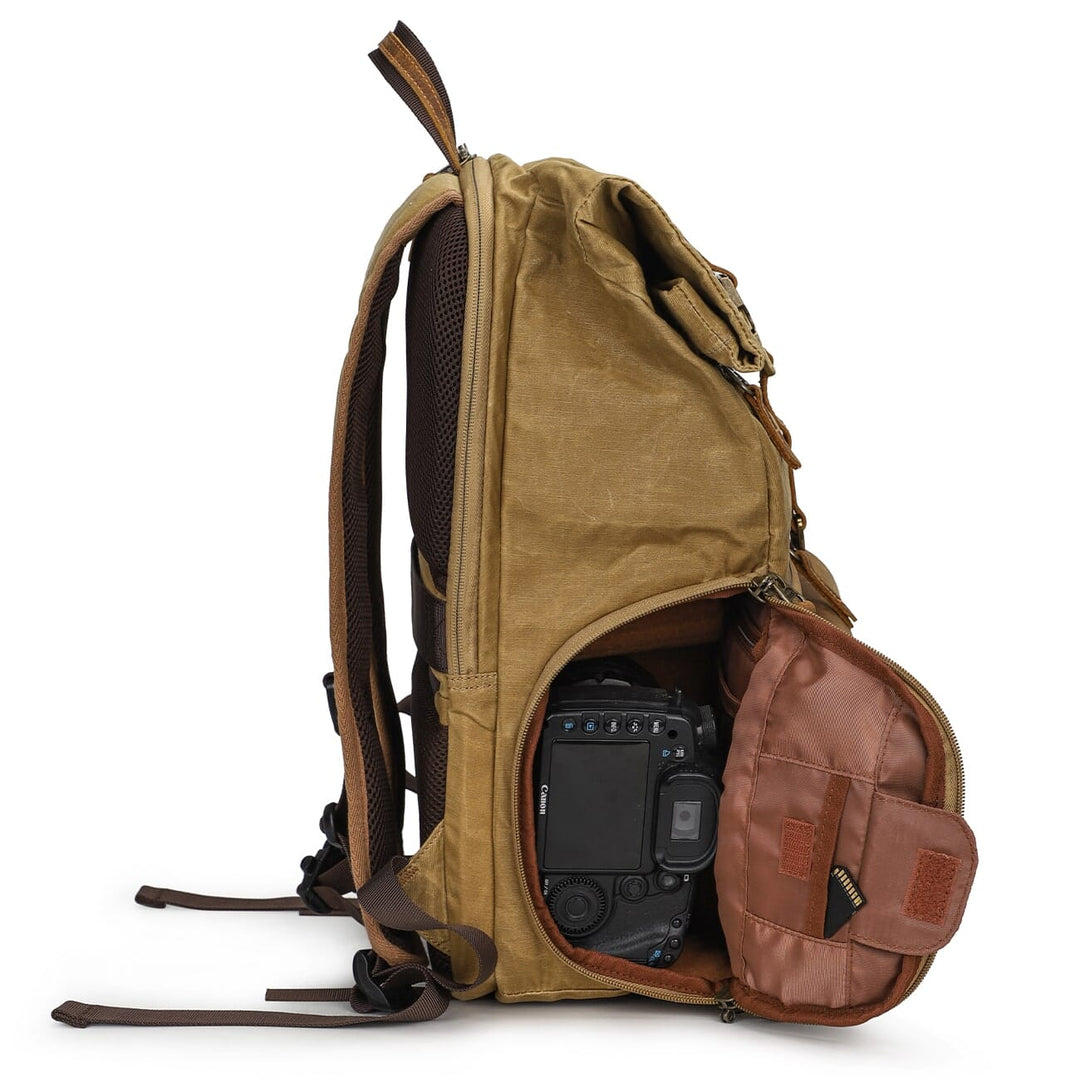 Vintage Style Camera Backpack | KILIMANDJARO