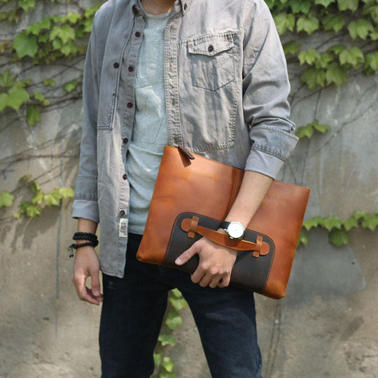 Leather Laptop Pouch | KAORA