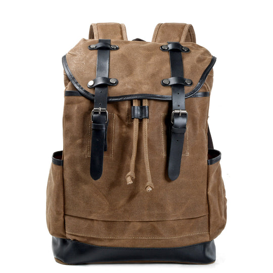 Black Canvas Backpack | GENEVA