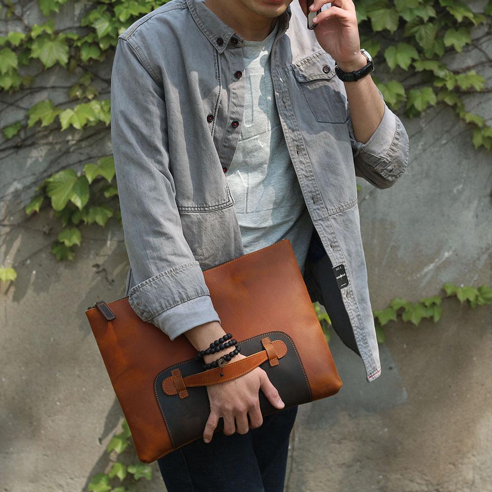 Leather Laptop Pouch | KAORA