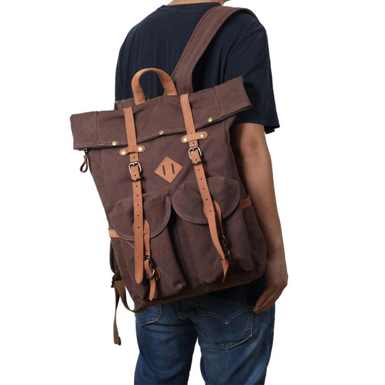 Canvas Laptop Backpack | SVALBARD