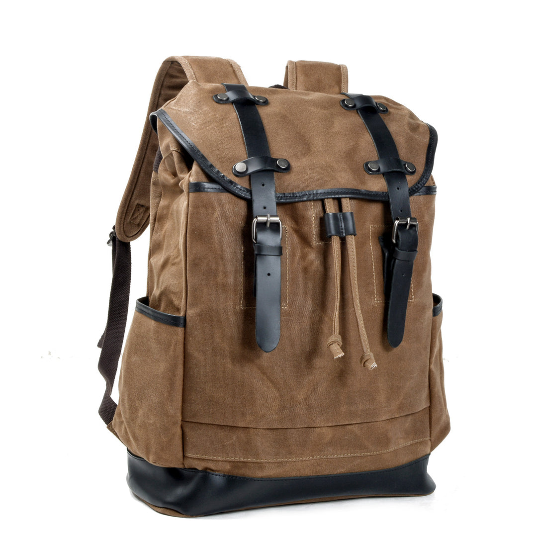 Black Canvas Backpack | GENEVA