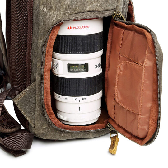 Waterproof Canvas Camera Backpack | YELLOWSTONE